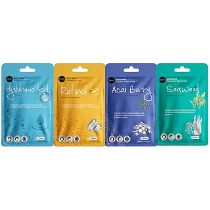 Celavi Cosmetics FACE MASK SET KOREAN BEAUTY ESSENCE FACIAL PAPER SHEET MASK KOREA SKIN CARE MOISTURIZING 3 PACKS OF EACH 12 NEW FLAVORS K-BEAUTY SKINCARE 36 MASKS IN A PACK MADE IN KOREA - Image 2